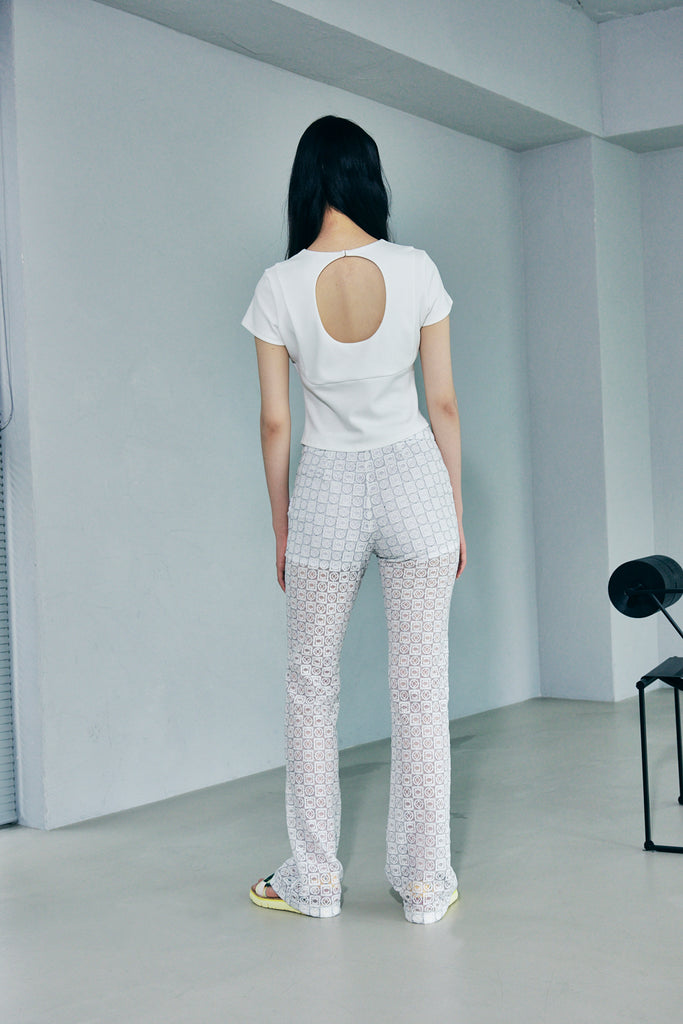STAMP LACE PANTS