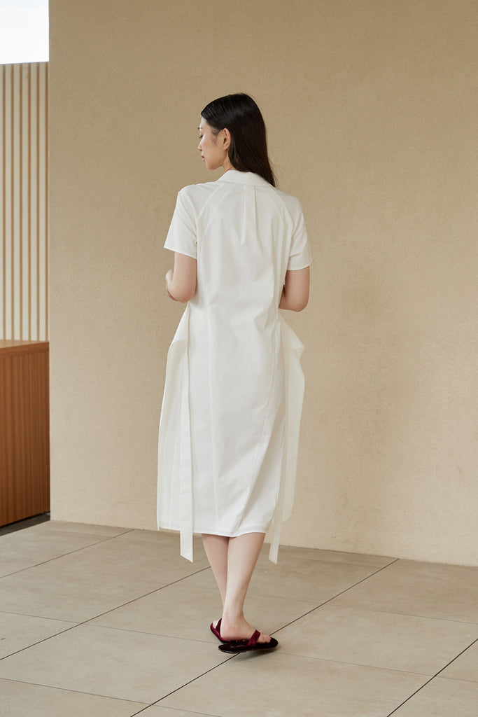 BRANCUSI COTTON POPLIN DRESS