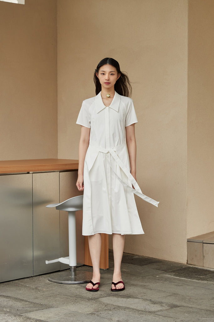 BRANCUSI COTTON POPLIN DRESS