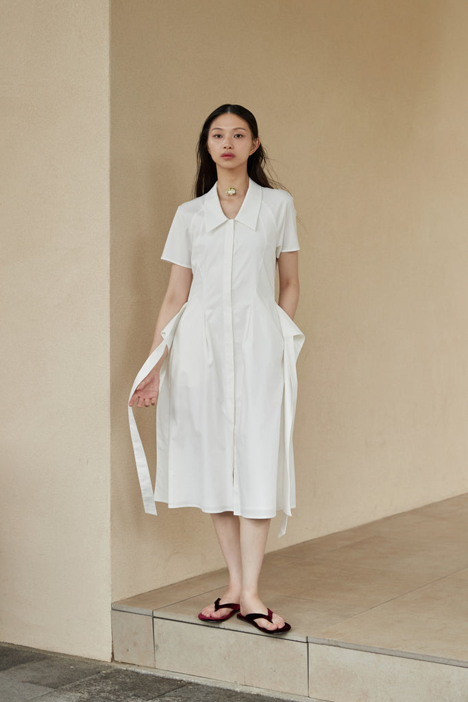 BRANCUSI COTTON POPLIN DRESS