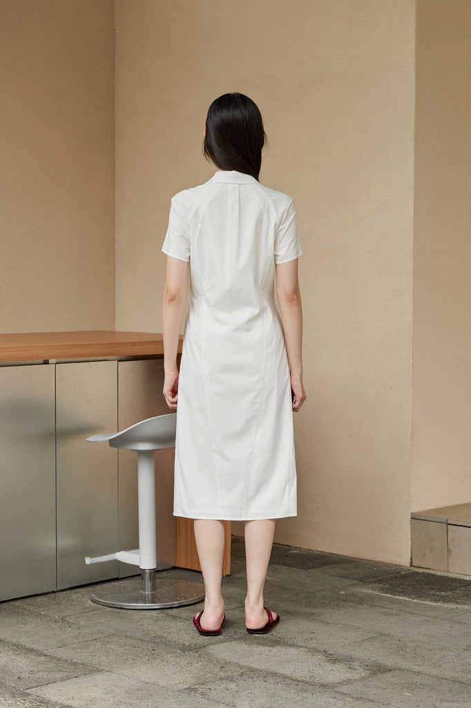 BRANCUSI COTTON POPLIN DRESS
