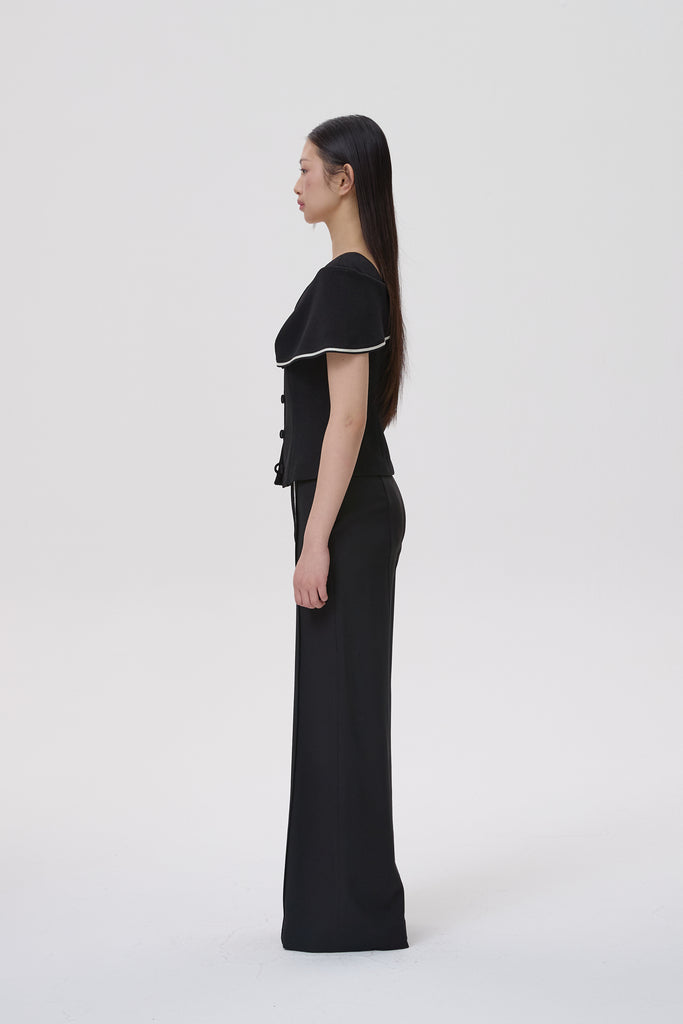 GESSO CREPE GEORGETTE PANTS