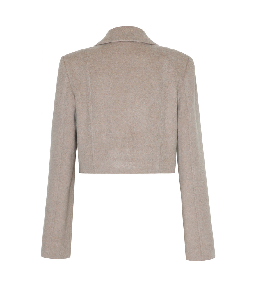 ALAATO CROPPED WOOL JACKET