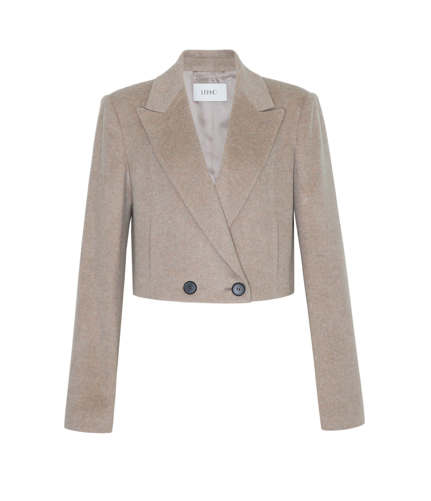 ALAATO CROPPED WOOL JACKET