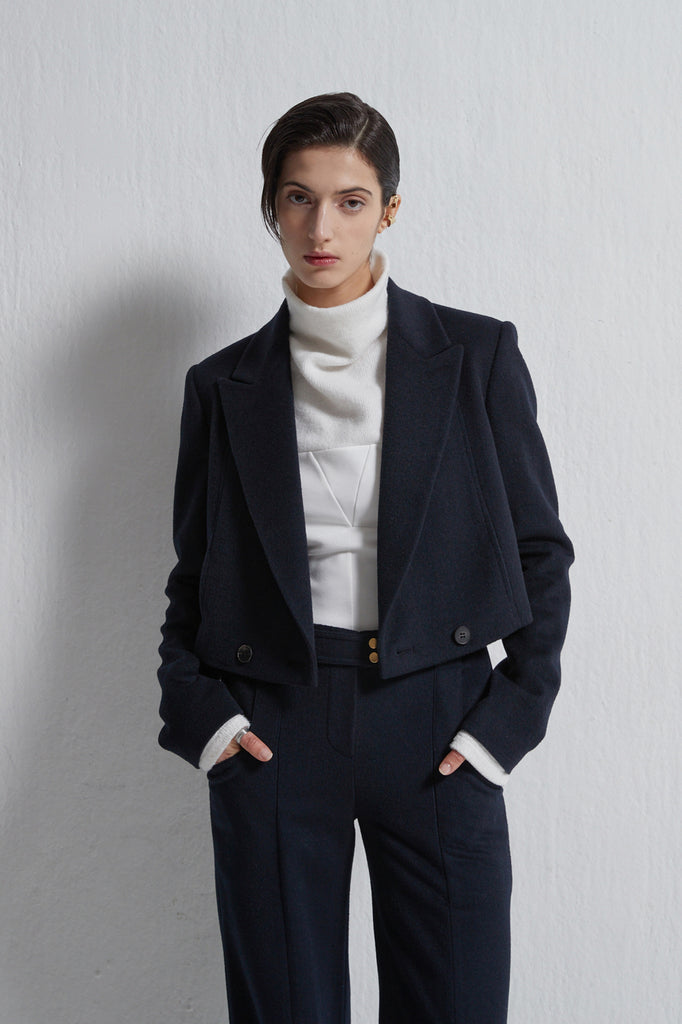 ALAATO CROPPED WOOL JACKET