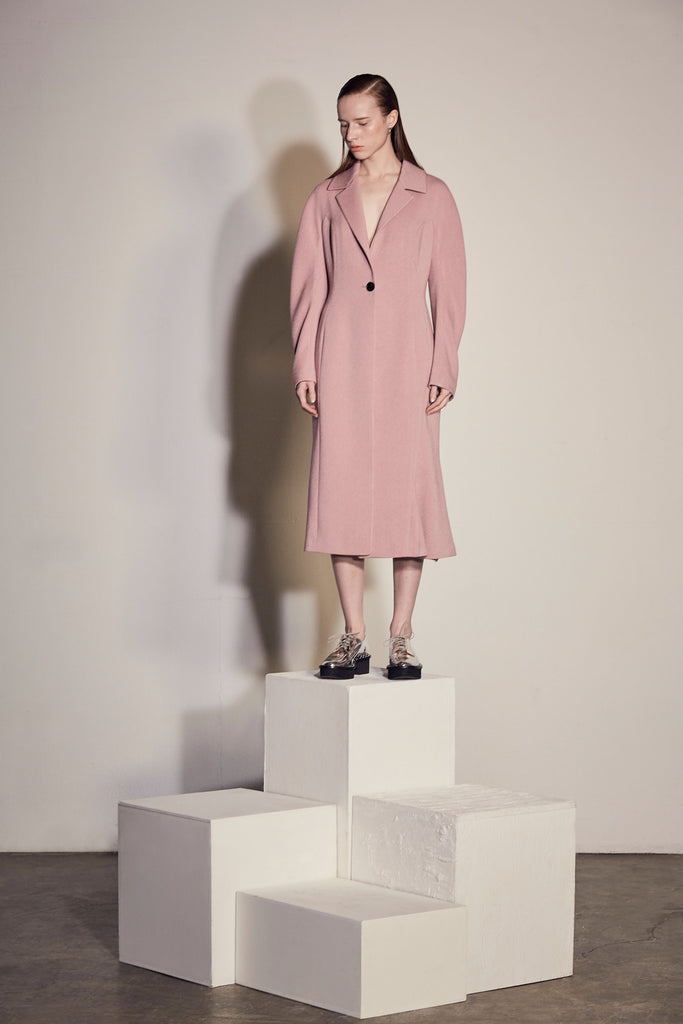 CONSTANTIN SAND CREPE COAT