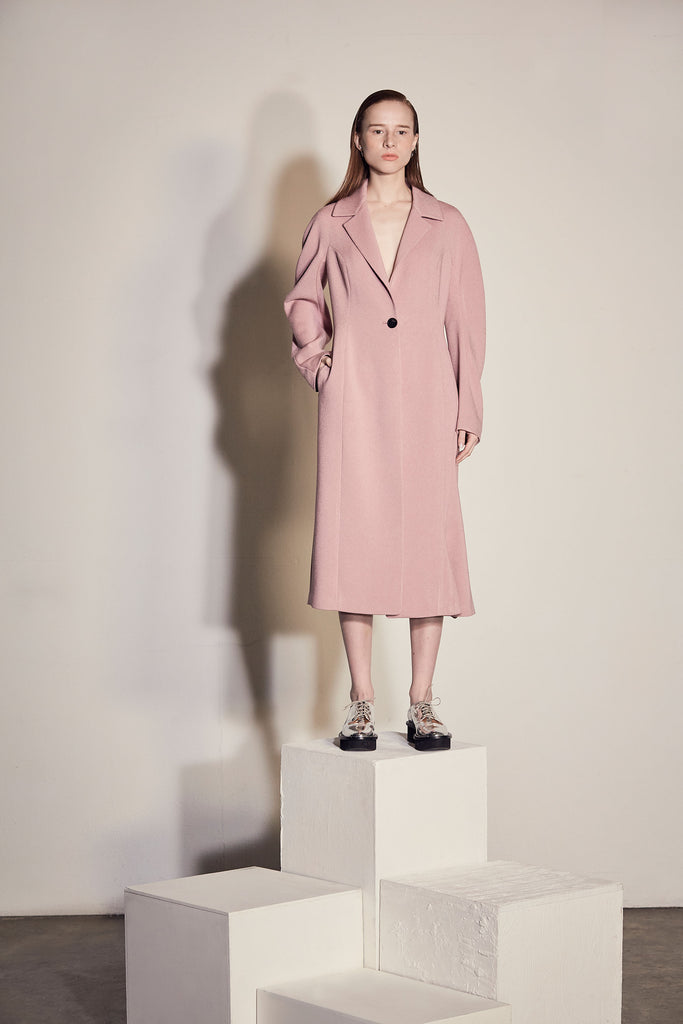 CONSTANTIN SAND CREPE COAT