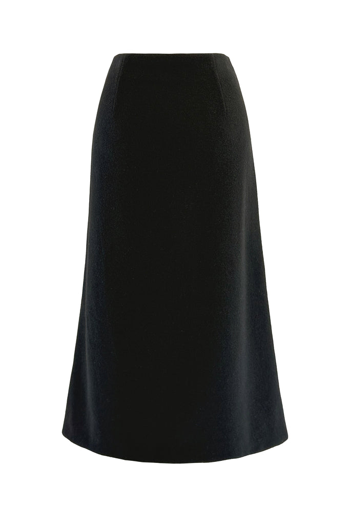 DEVYN WOOL JESREY SKIRT