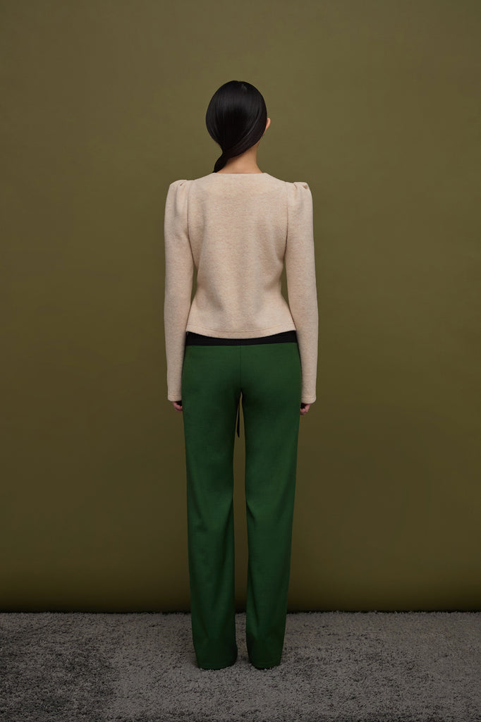 ELINA WOOL JERSEY TOP