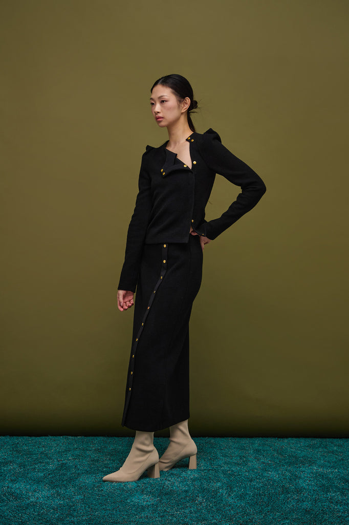 ELINA WOOL JERSEY TOP