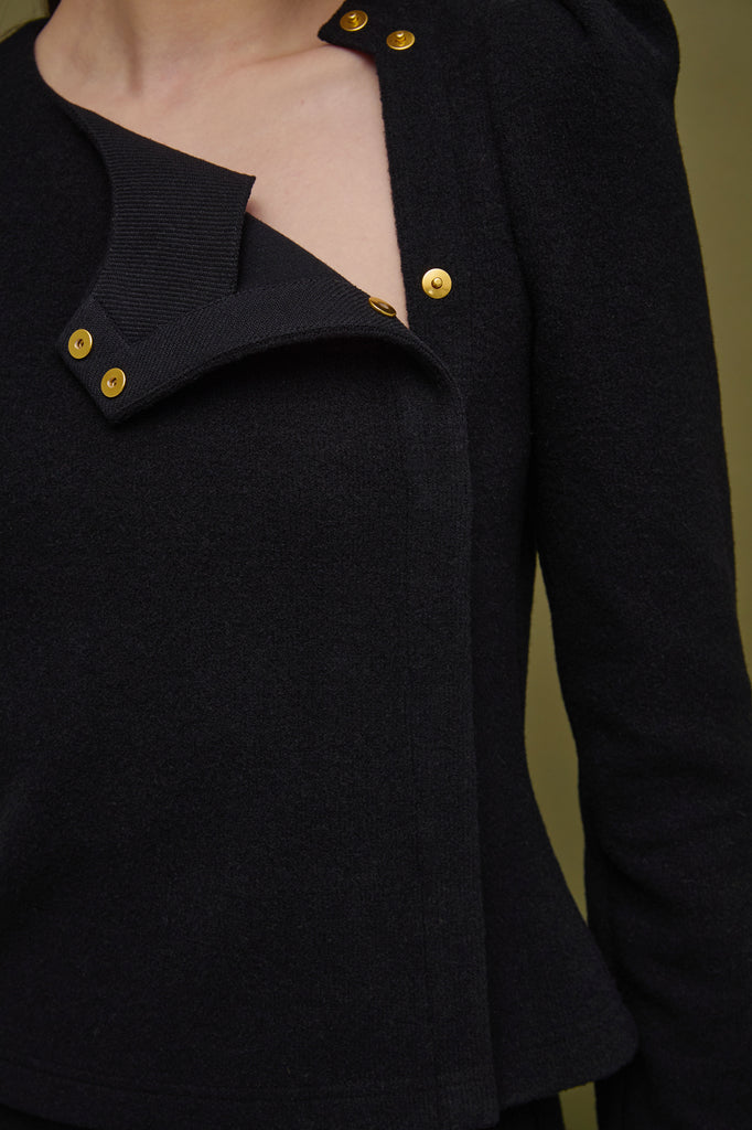 ELINA WOOL JERSEY TOP