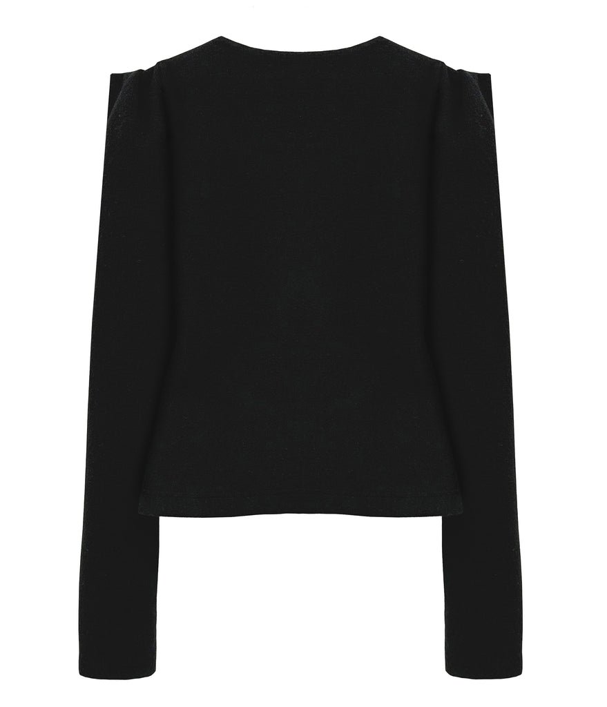 ELINA WOOL JERSEY TOP