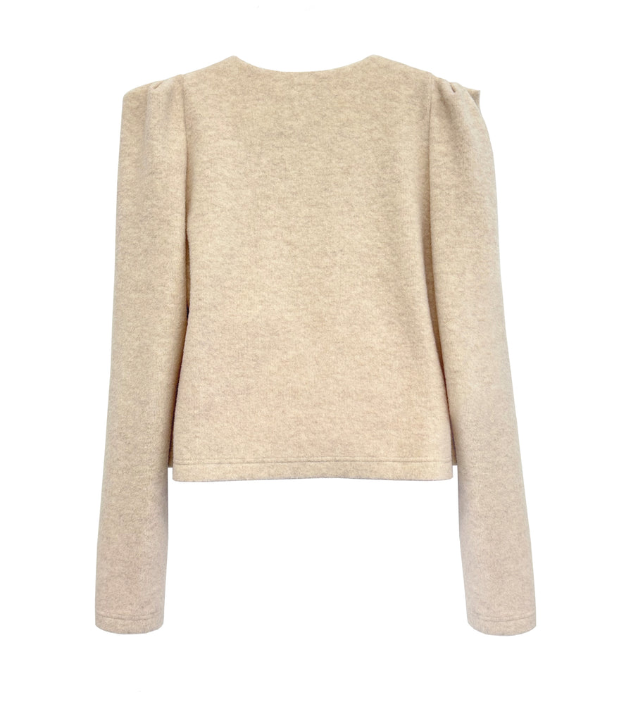 ELINA WOOL JERSEY TOP