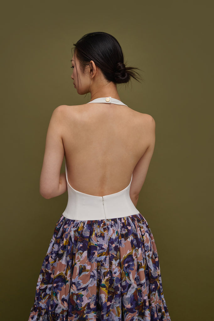 ESTRELLA HALTER NECK GOWN