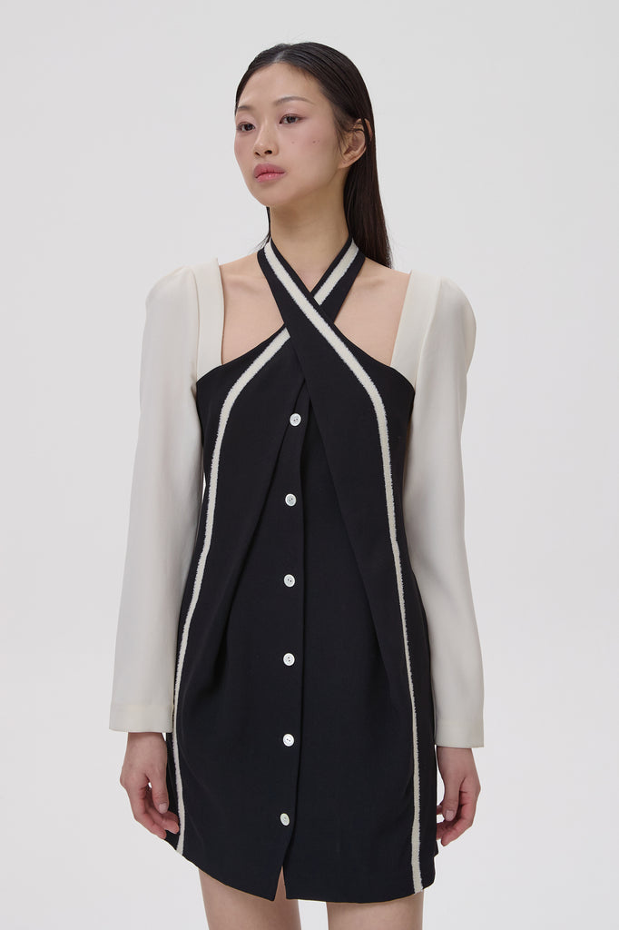 ISA GEORGETTE CREPE DRESS