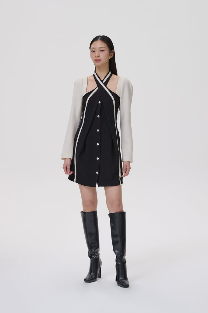 ISA GEORGETTE CREPE DRESS