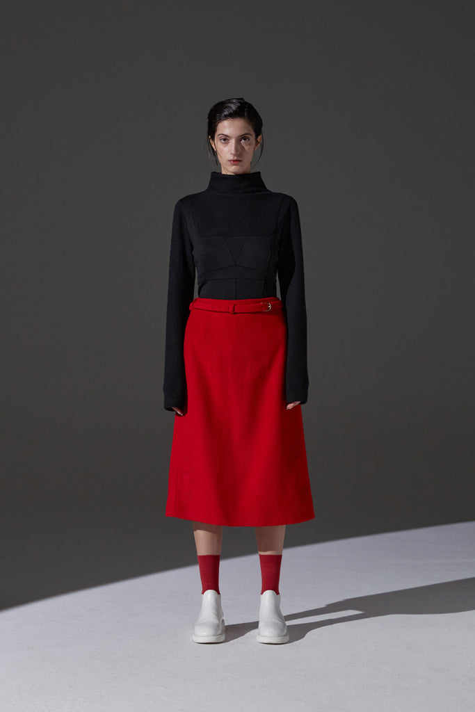 KAAN WOOL WRAP SKIRT/DRESS