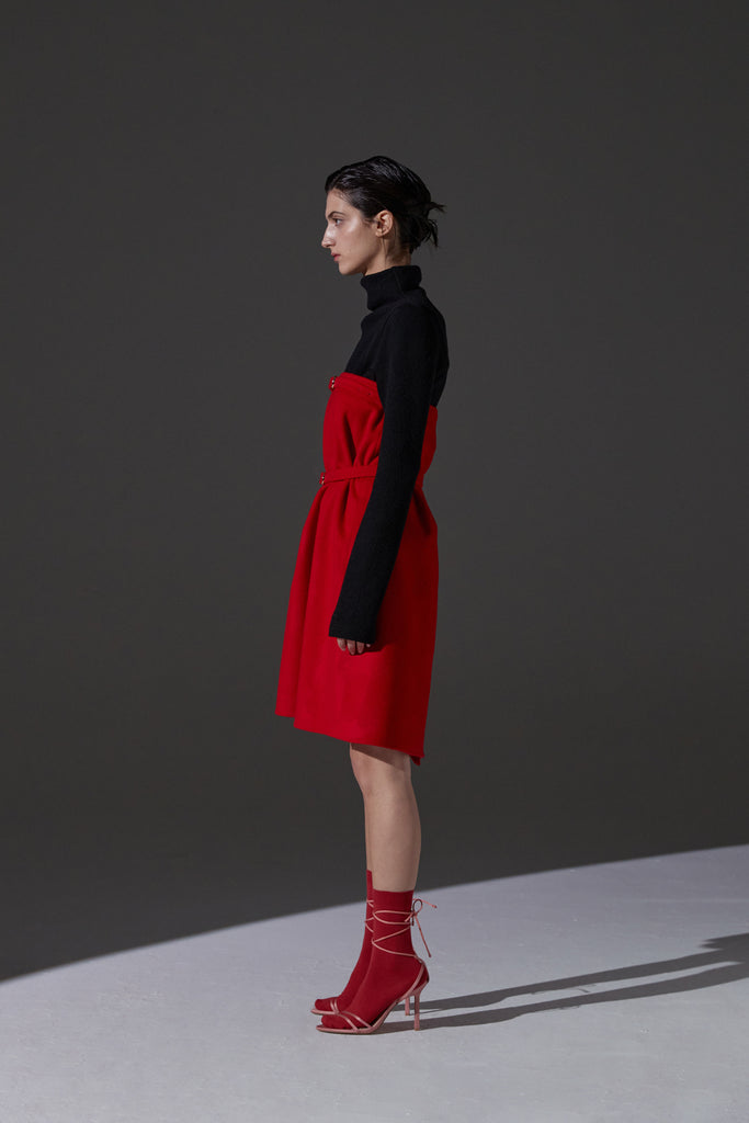 KAAN WOOL WRAP SKIRT/DRESS