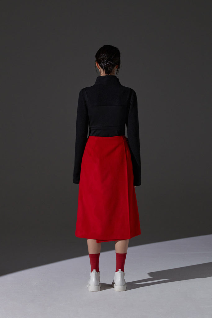 KAAN WOOL WRAP SKIRT/DRESS