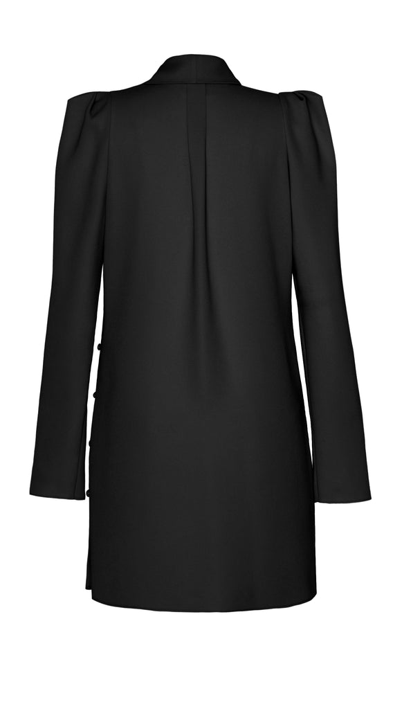 LEHH'O' GEORGETTE CREPE CADY WRAP DRESS