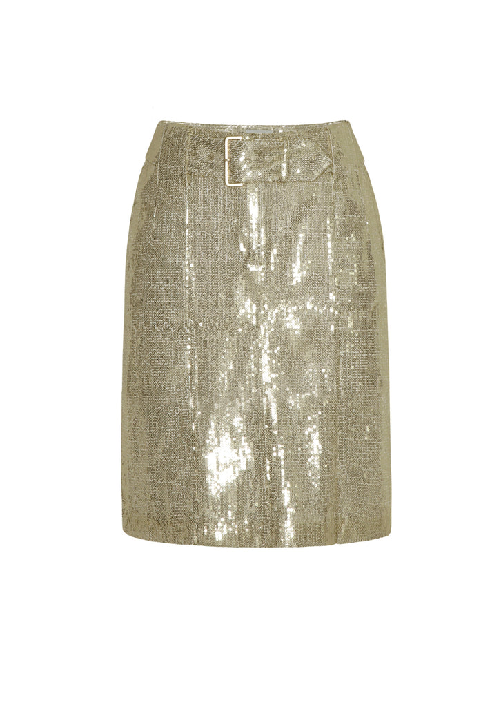 LEONIE MINI SEQUINS SKIRT