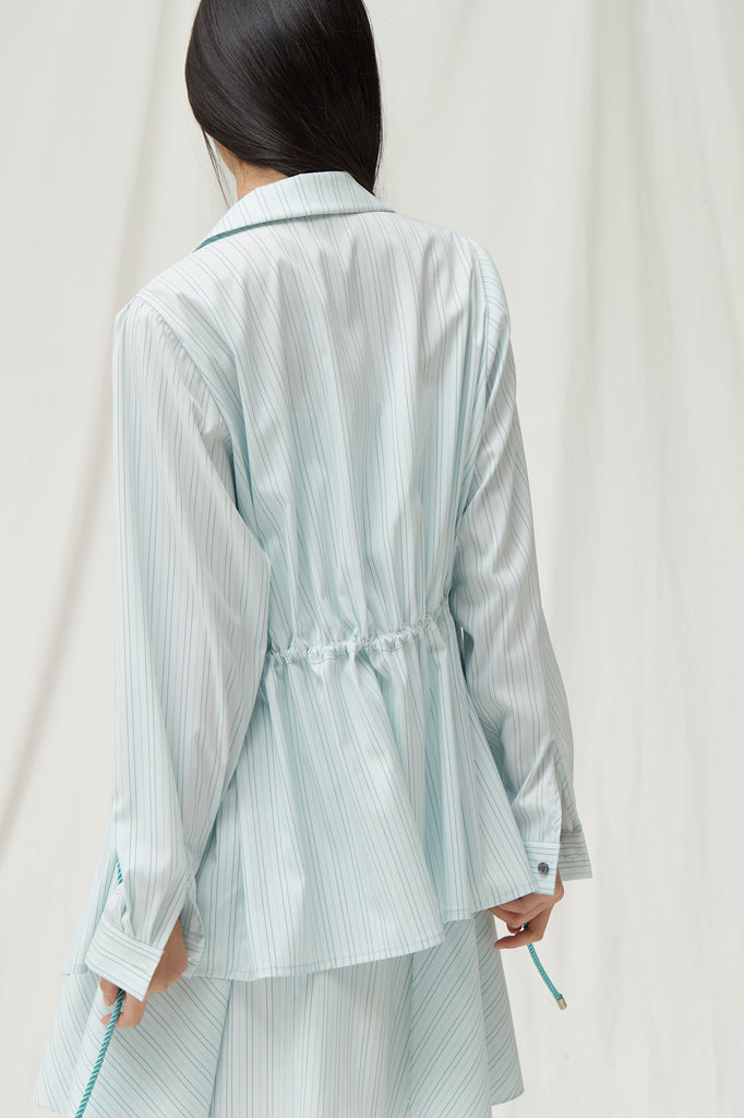 MINT PIN STRIPE SHIRT