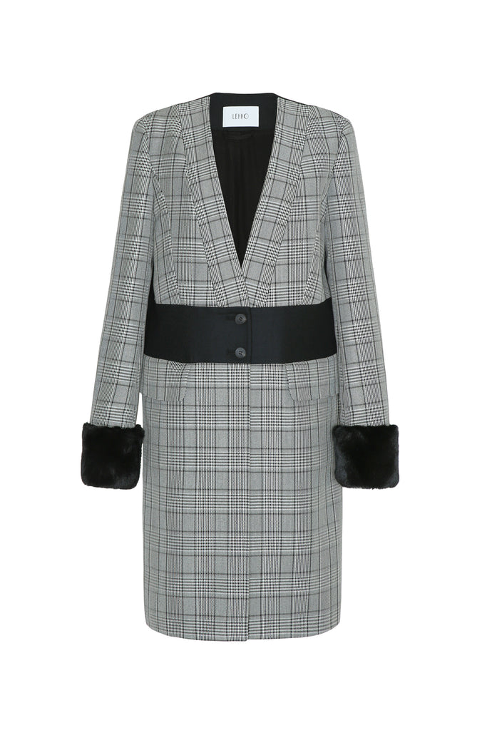 NOBILITAS CHECK COAT