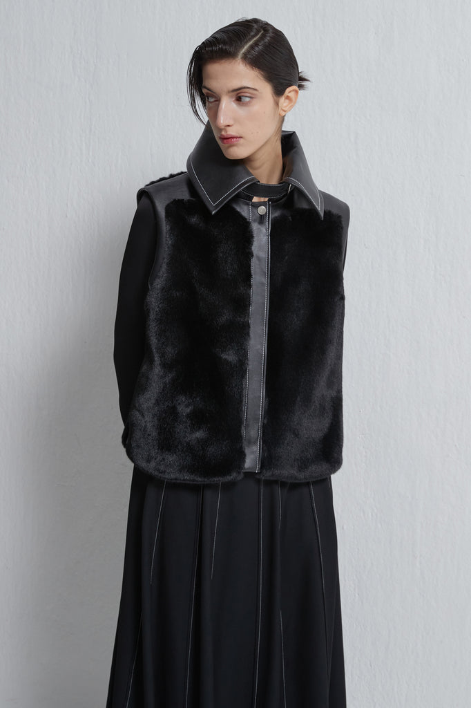 NOX FAUX MINK VEST