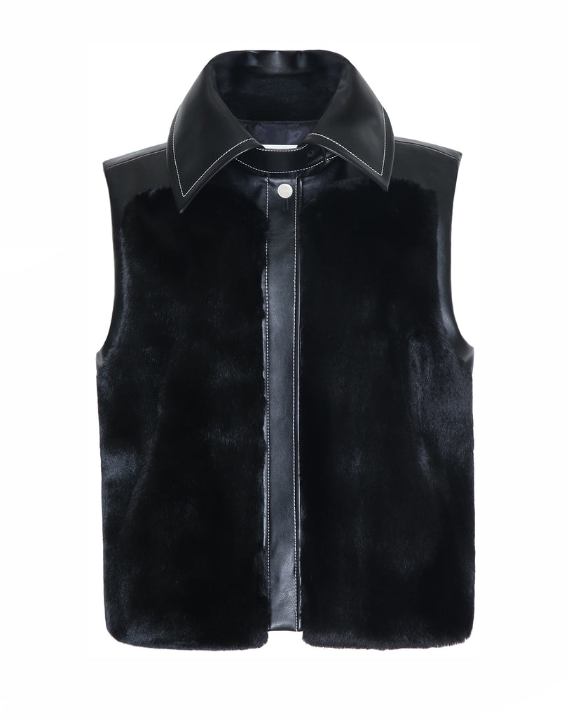 NOX FAUX MINK VEST