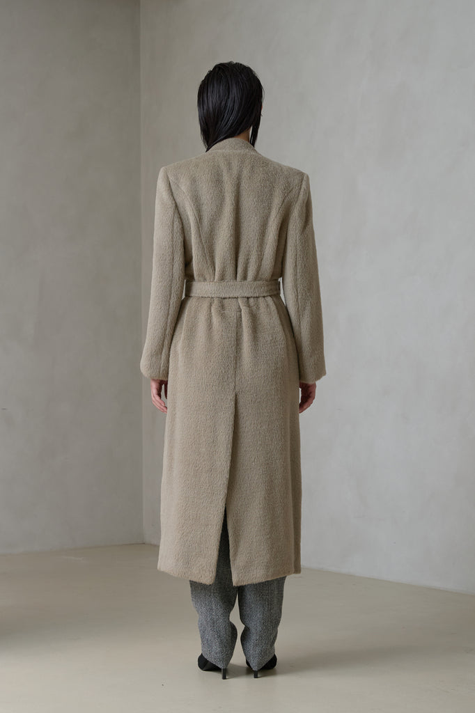 SURI ALPACA BELTED COAT