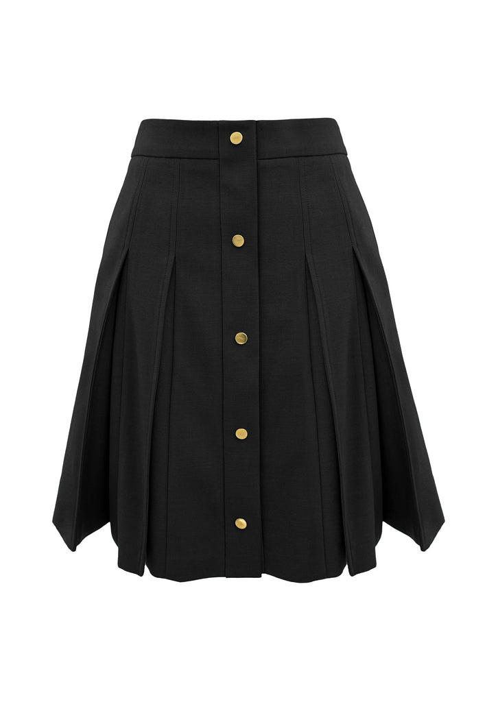 THEA 3 DIMENSIONAL PLEATED SKIRT