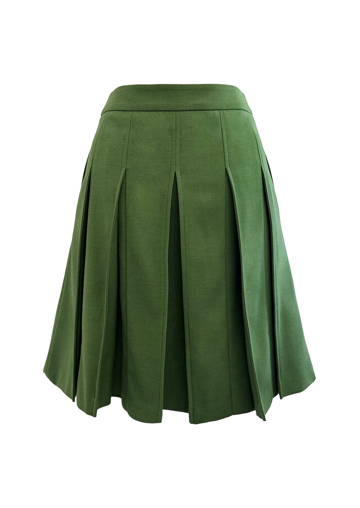 THEA 3 DIMENSIONAL PLEATED SKIRT