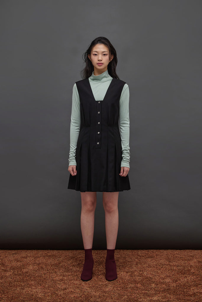 THEA 3 DIMENSIONAL PLEATED DRESS