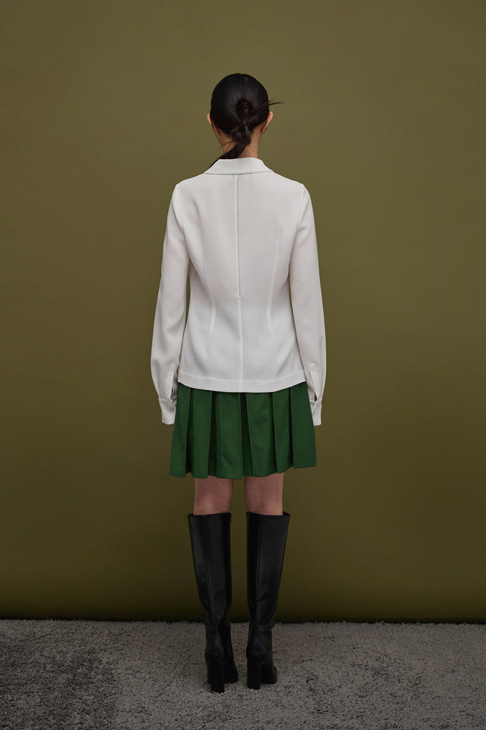 THEA 3 DIMENSIONAL PLEATED SKIRT