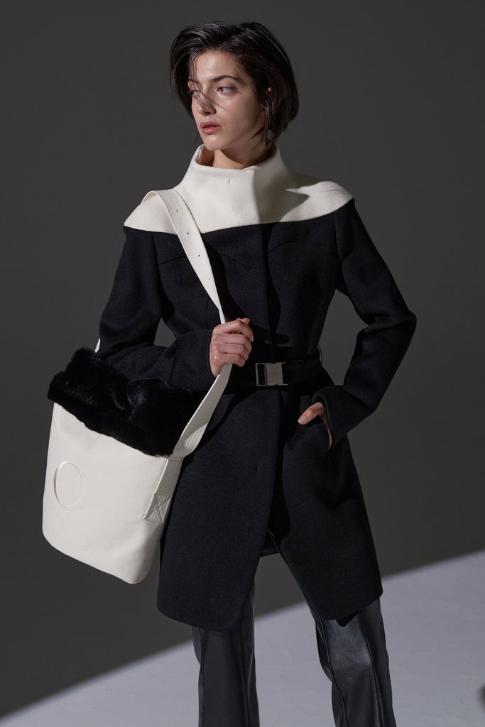 UMBRA DOUBLE FACE WOOL COAT