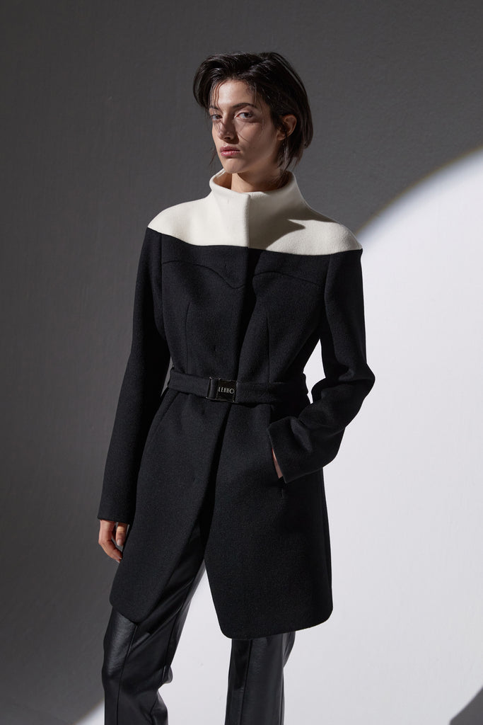 UMBRA DOUBLE FACE WOOL COAT