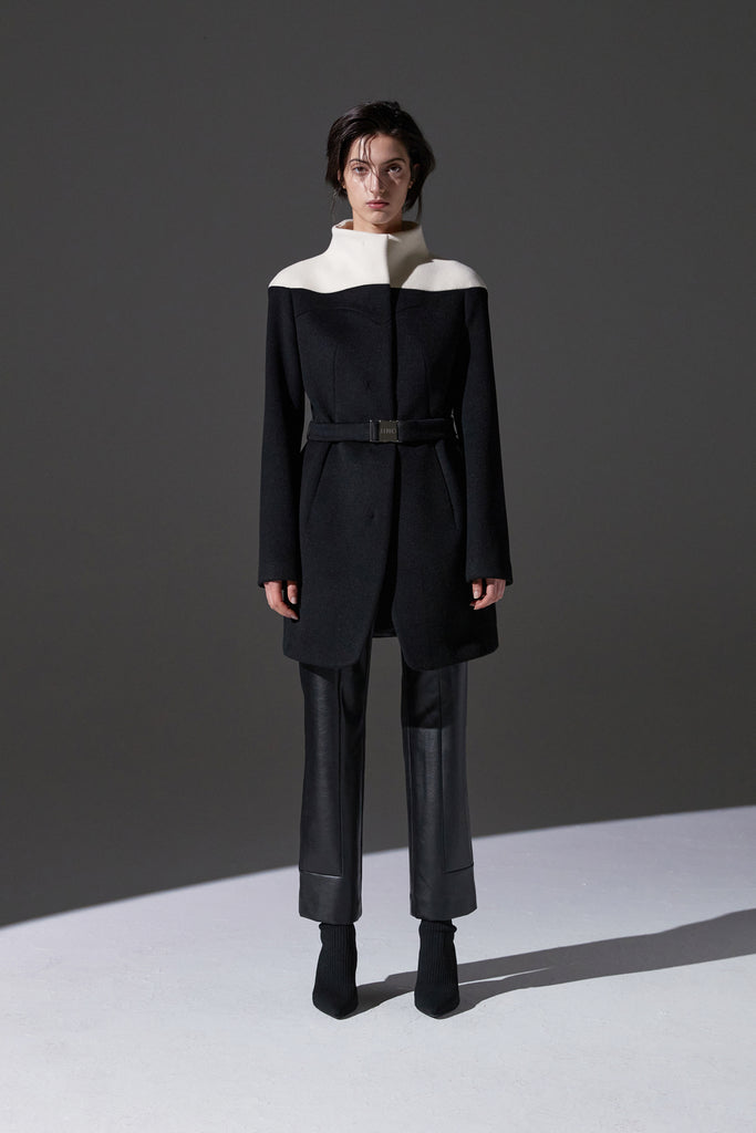 UMBRA DOUBLE FACE WOOL COAT