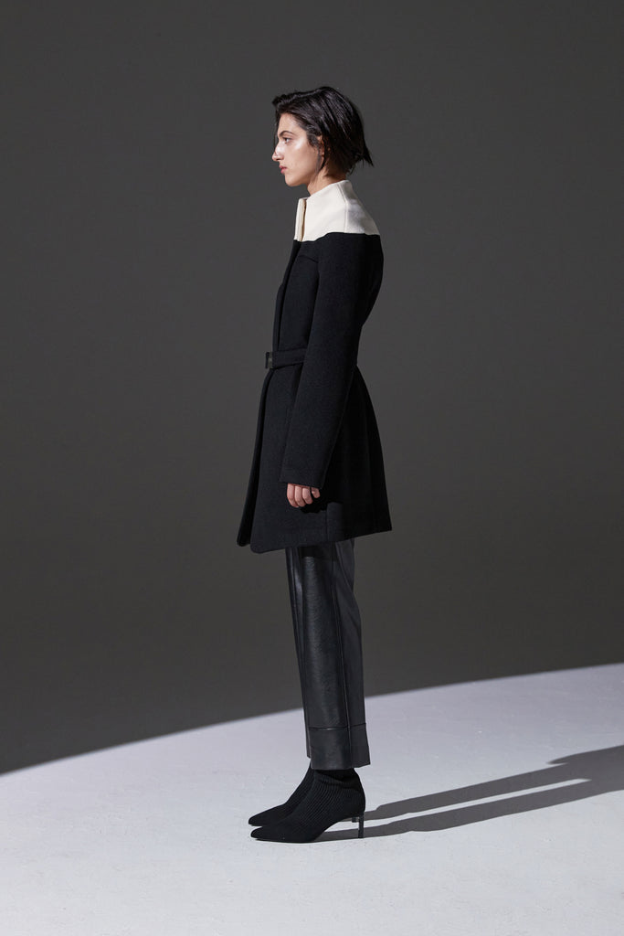 UMBRA DOUBLE FACE WOOL COAT