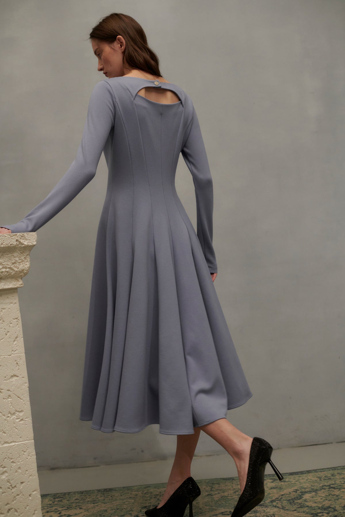 VIKA CREPE JERSEY DRESS | LEHHO