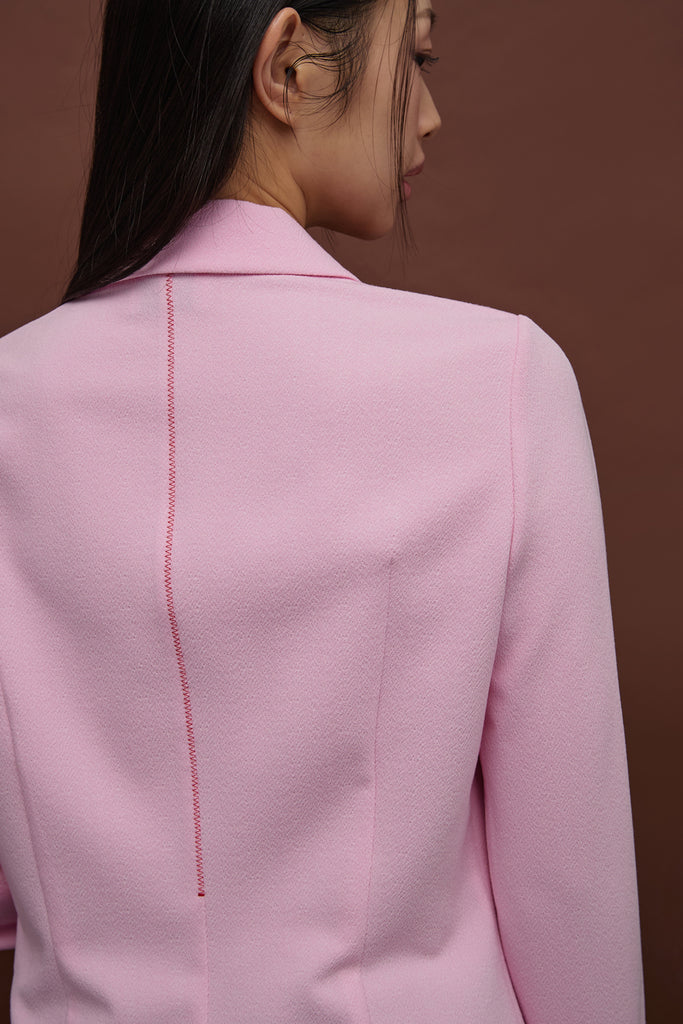 VILAMOURA TEXTURED CREPE LONG SLEEVE SHIRT