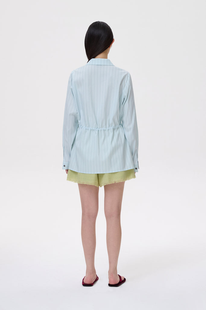 MINT PIN STRIPE SHIRT
