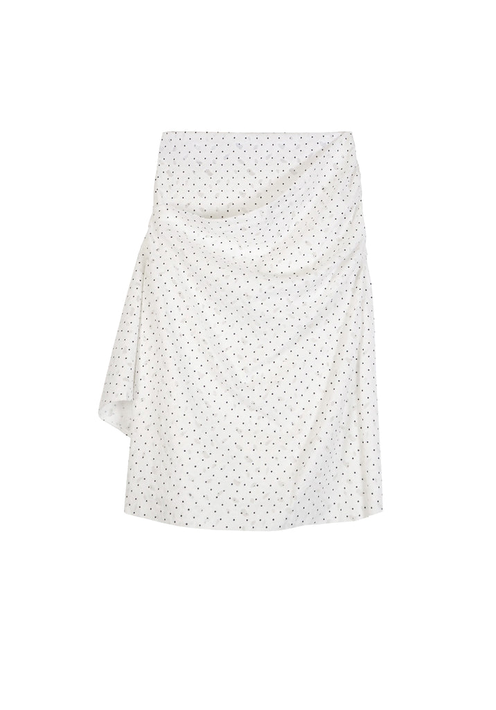 ABSTRACT DOT LACE SKIRT