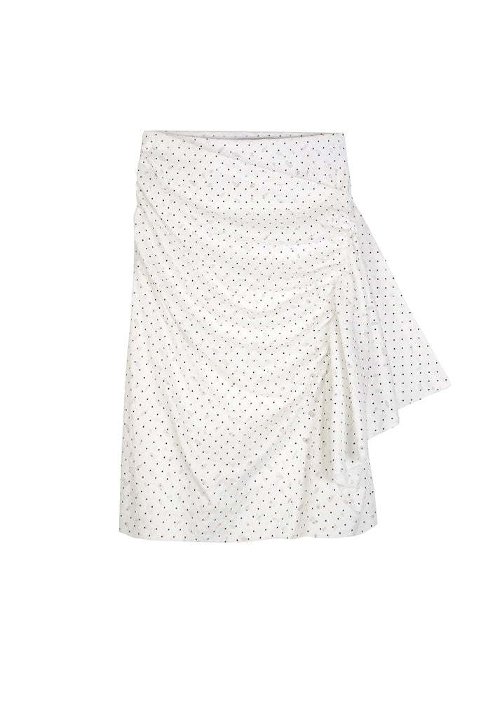 ABSTRACT DOT LACE SKIRT