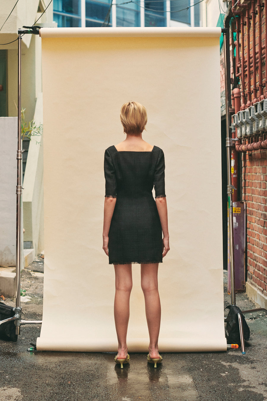 CARLA SUMMER TWEED DRESS | LEHHO