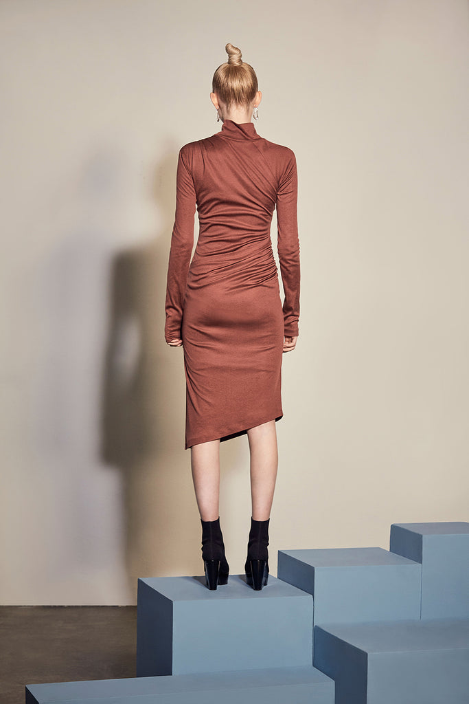 CRESSIDA SILK COTTON JERSEY DRESS CRESSIDA SILK COTTON JERSEY DRESS