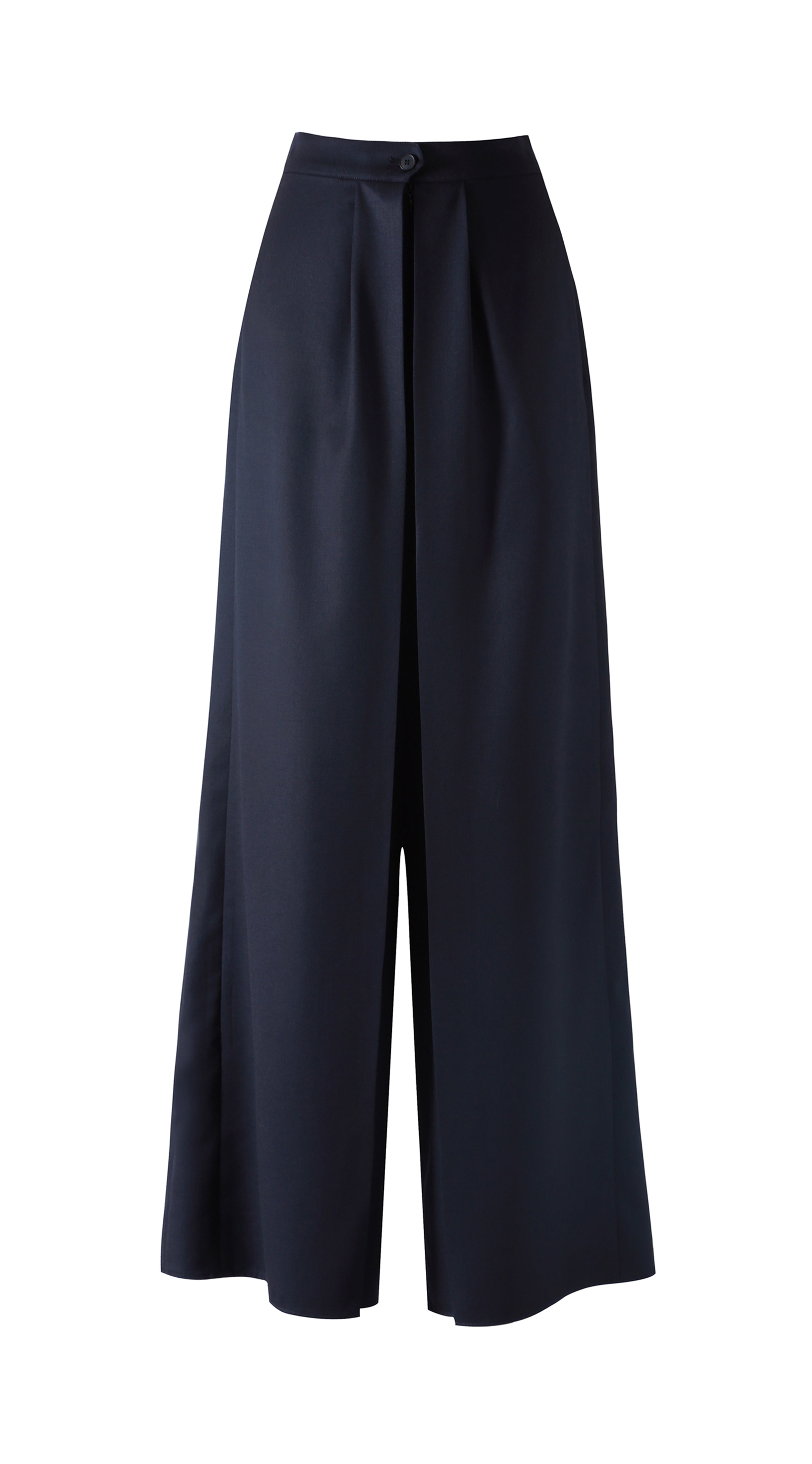 PAPER TROPICAL WOOL WIDE LEG PANTS | LEHHO