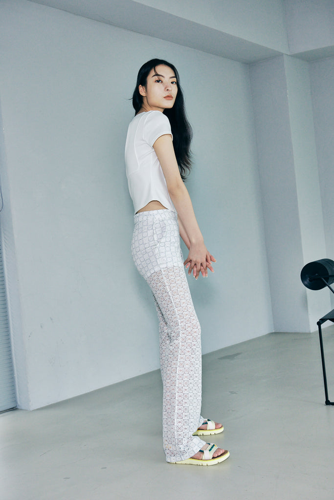 STAMP LACE PANTS