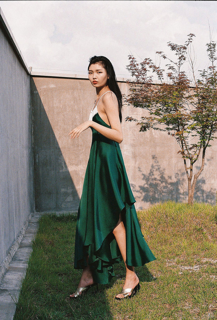 TIANA MATTE SILK SATIN DRESS | LEHHO TIANA MATTE SILK SATIN DRESS | LEHHO